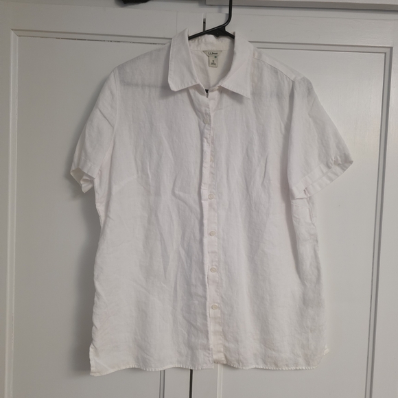 6 Hour Sale! 10 Piece LL Bean Blouse Tee Button Up Shirt Bundle - Picture 15 of 16